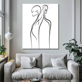 Painting by Numbers Art Minimalism Drawing Silhouette Body
